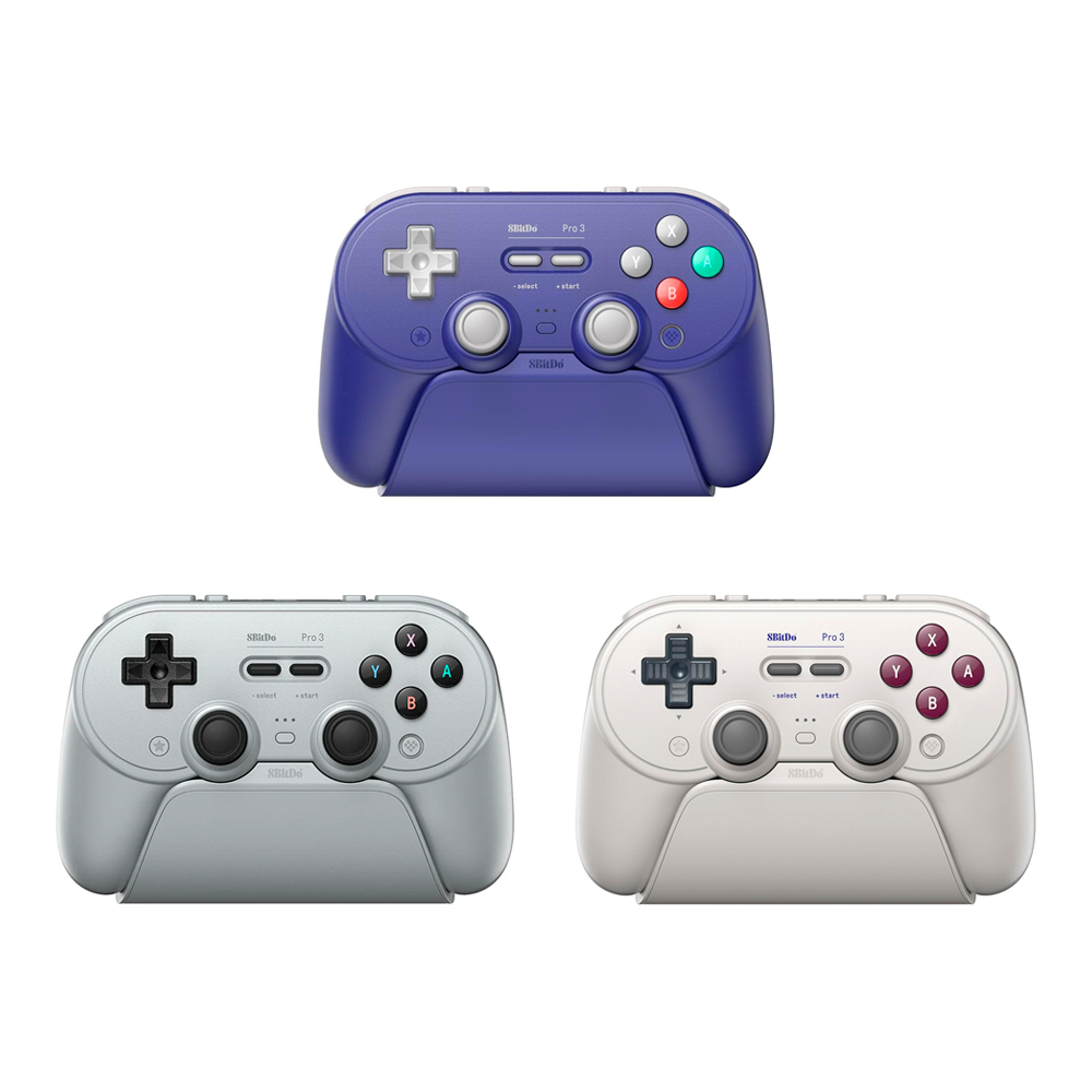 Mando 8BITDO Pro 3 Inalambrico - Compatible con Android, PC, Apple, SteamOS, Switch 1 y 2