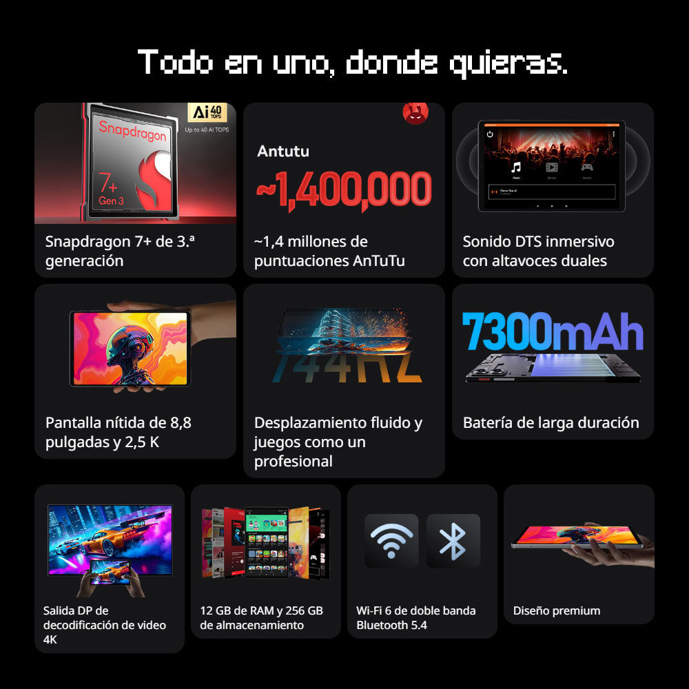 Tablet Gamer Android iPlay 70 Mini Ultra