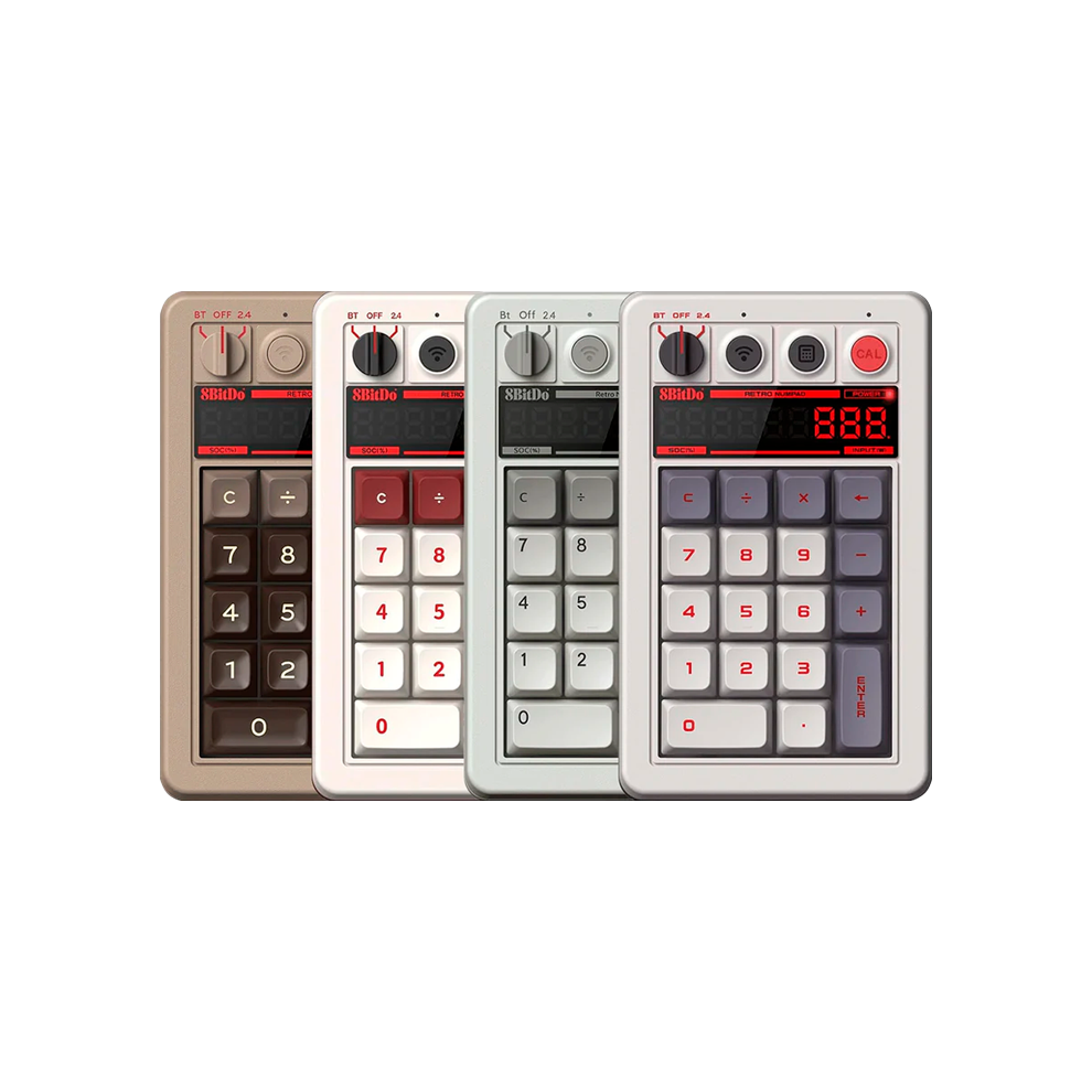 Teclado numérico mecánico 8BitDo Retro 18 Inalambrico Pc Android