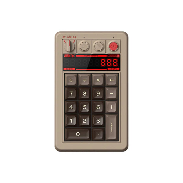Teclado numérico mecánico 8BitDo Retro 18 Inalambrico Pc Android