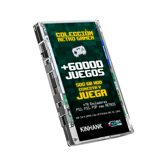 500GB HDD CON 60000 JUEGOS Plug & Play