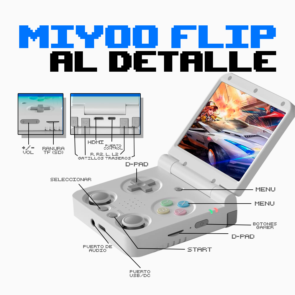 Consola Retro Miyoo Flip