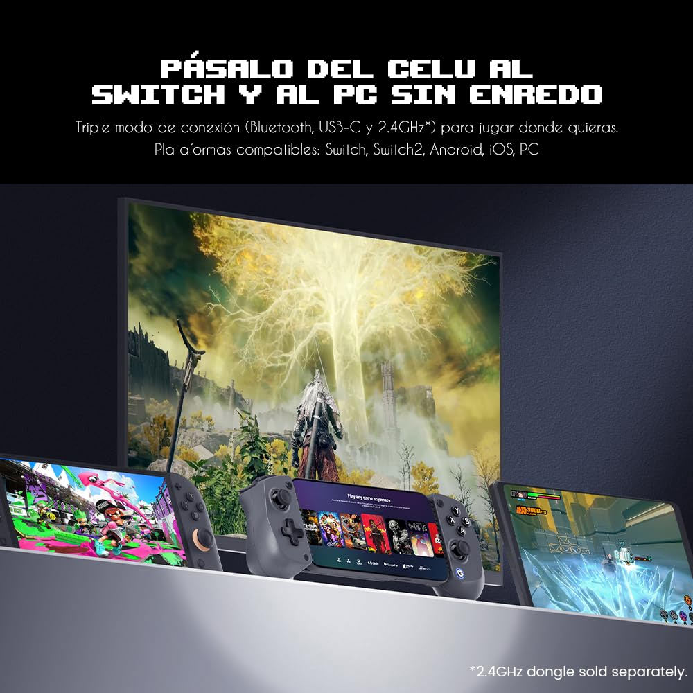 Gamepad Mando Gamer Gamesir X5S - Compatible con  Switch 1 / 2, Android, iOS, PC