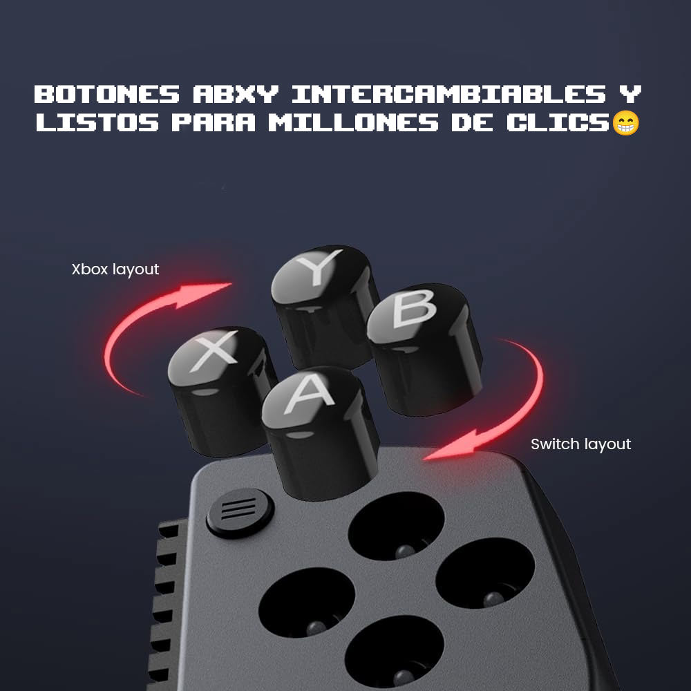 Gamepad Mando Gamer Gamesir X5S - Compatible con  Switch 1 / 2, Android, iOS, PC