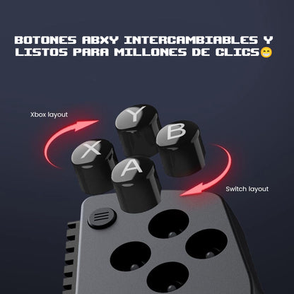 Gamepad Mando Gamer Gamesir X5S - Compatible con  Switch 1 / 2, Android, iOS, PC